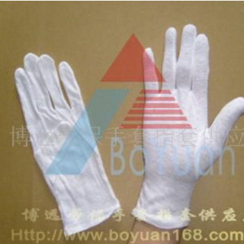 供应防静电指套 棉布作业布手套指套 厂家直销车间防静电劳保用品图3