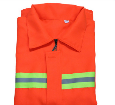 环卫工作服反光条劳保服橘色公路养护路政施工建设工程劳保服套装图3