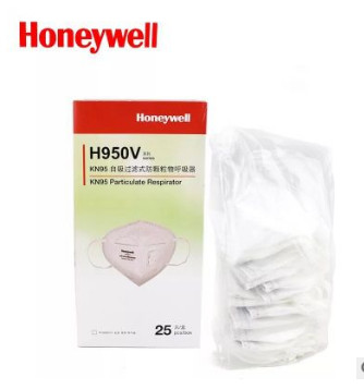 霍尼韦尔H950V口罩KN95级别防雾霾防尘耳带折叠式带阀口罩图2