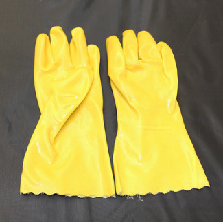 护邦028浸塑手套 PVC浸胶机械制造维修耐磨防滑工业劳保防护手套