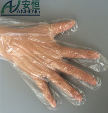 一次性PE防水防油污塑料手套 一次性塑料手套批发