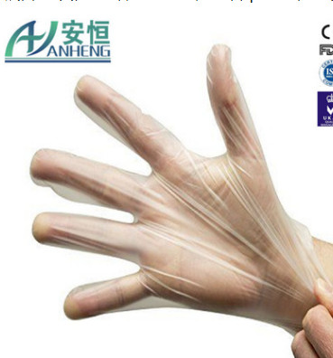 银杏 一次性手套 加厚型 低压塑料 pe手套100只/包图3