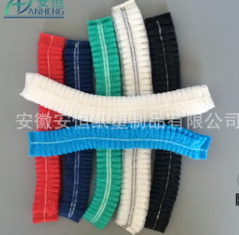 合肥厂家专业生产一次性无纺布条形帽/防尘帽 蘑菇帽尺寸可定制图3