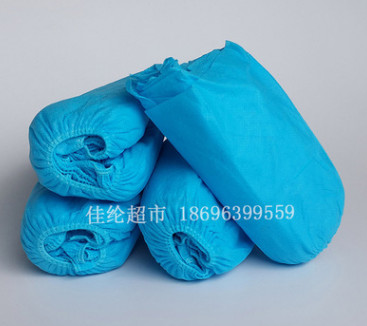 50码特大加厚透气一次性鞋套白色无纺布鞋套参观用大脚套46码47码图2