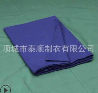 纯棉军绿色三件套被套床单枕套 陆军军训床上用品 厂家直销图3