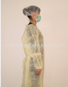 一次性无纺布手术衣工作服防水防污防血渍防尘服来样定做有现货图3