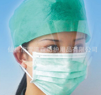 防雾镜片口罩一次性无纺布护目口罩防喷溅专业生产有现货图2