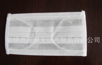 一次性单层无纺布口罩 防尘 防晒 食品工厂 卫生无尘室使用图2