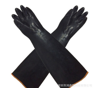 厂家供应 丁氰耐酸碱工业手套 耐油手套 耐溶剂橡胶手