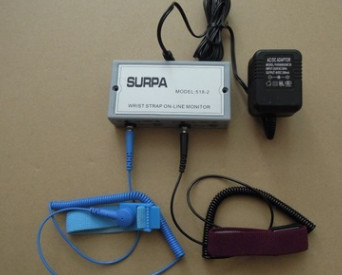 静电环在线监视仪防静电手腕带自动报警器SURPA 518-2手环测试仪图2