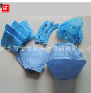 加厚一次性 无纺布圆帽蘑菇帽食品车间厨师帽网帽医用防尘头套图2