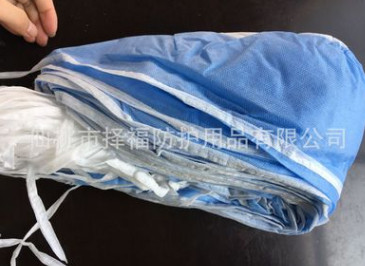 厂家直销一次性无纺布医生帽 加厚系带医生帽 手术帽 橡筋医生帽图3