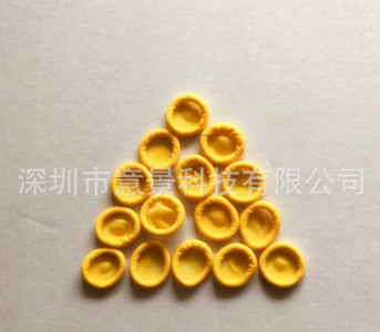 防静电无尘无粉净化米黄手指套无指纹加长加厚手指套耐用厂家批发图2