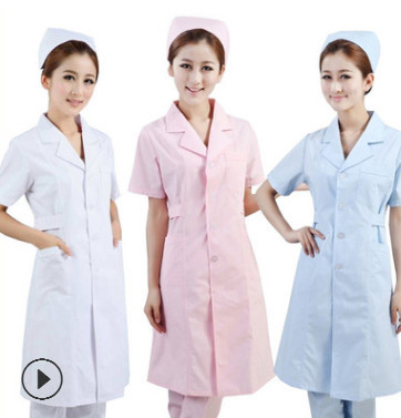2018最新款厂家直销 半袖隔离衣 医生服 护士服 夏季短袖 白大褂