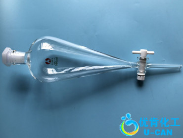 聚四氟梨形分液漏斗玻璃塞梨型分液漏斗 125/250/500/1000/2000ml图2