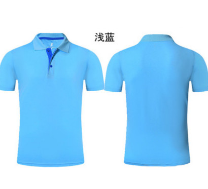 夏季冰丝棉速干翻领广告衫t恤定制企业文化衫工衣来图印字logo图2