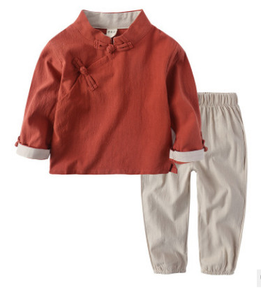 幼儿宝宝中国风汉服两件套2019春季国学班服装幼儿园中国风园服图3