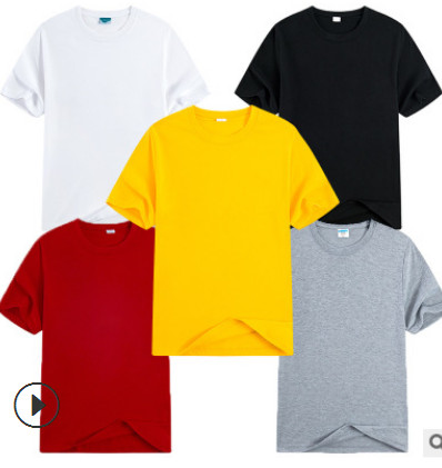 定制t恤长短袖班服印字logo工作衣服同学聚会纯棉团体广告文化衫图3