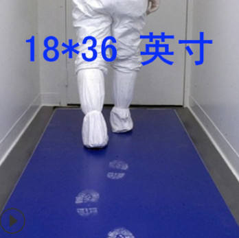 限时促销24*36粘尘垫 粘尘地板胶 60*90脚踏粘尘垫 10本起订1图2