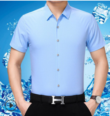高档男装短袖t恤男士Polo衫翻领2019夏季新款潮流纯色半袖男体恤图3