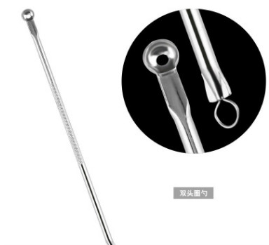 不锈钢粉刺针套装 美容暗疮去黑头针挑痘挤痘痘工具 细胞夹1图3