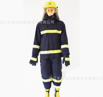 02款消防服套装（加厚型） 阻燃隔热灭火防护服消防战斗服 五件套