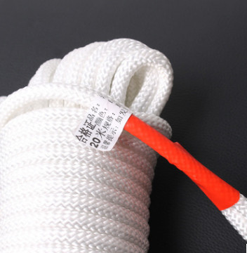 户外钢丝芯钢丝绳消防绳 安全逃生绳 救生绳8mm 粗家用尼龙绳图3