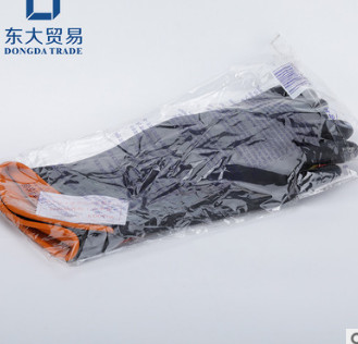 七彩牛双色耐酸碱手套短袖浸塑黄胶手套耐酸碱化工防护腐蚀劳保图2