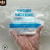 厂家直销一次性PE薄膜手套 透明塑料餐饮小龙虾 家用厨房清洁美容