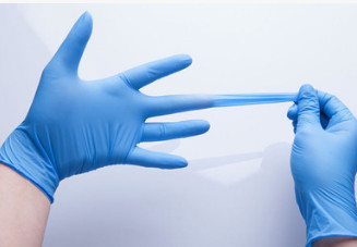 一次性丁晴手套兰色无粉食品disposable nitrile gloves【袋装】图2