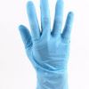正品AMMEX爱马斯蓝色一次性丁腈无粉橡胶实验室加厚劳保通用手套