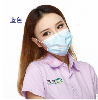冠桦E1103一次性三层加厚无纺布防尘口罩防粉尘防异味防护口罩图2