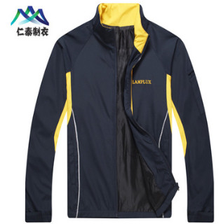 厂家定做长袖风衣工作服外套定制广告衫定做义工厂服风衣印字logo图3