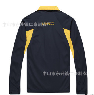 厂家定做长袖风衣工作服外套定制广告衫定做义工厂服风衣印字logo图2