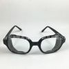 正品洁星 557防护眼镜 护目镜防护镜 电焊工玻璃平光镜片侧翼批发