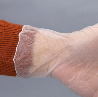 一次性PVC手套 透明塑料清洁手套 透明防油美容食品加工手套