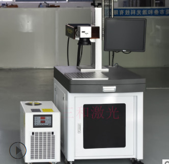 新款高配UV紫外激光镭雕机 玻璃塑料激光雕刻打标刻字机图3