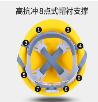 飞迅ABS安全帽 工地施工建筑监理劳保安全头盔 防玻璃钢安全帽图3