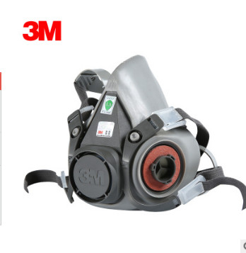 3M6200防护半面具面罩有害气体化工灰尘甲醛工业喷漆防护面具主体图2