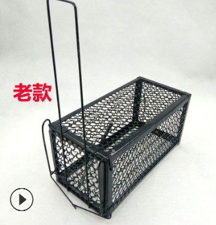 厂家直销 家用捕鼠器老鼠笼子 家用铁质连续捕鼠笼仓鼠笼批发图3