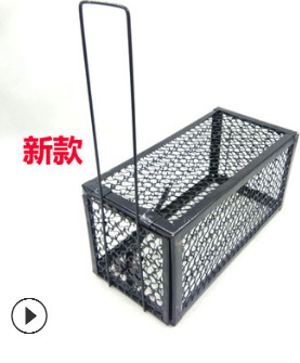 厂家直销 家用捕鼠器老鼠笼子 家用铁质连续捕鼠笼仓鼠笼批发图2