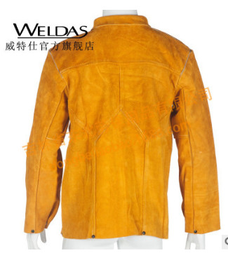威特仕C44-2130牛皮电焊服长袖烧焊皮衣焊工服劳保服图2