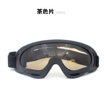 批发战术护目镜户外运动滑雪镜骑行眼镜越野摩托车防风镜X400图3