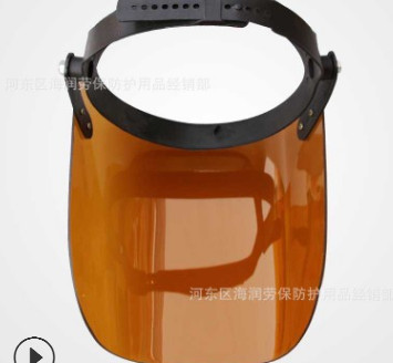 电焊面罩 防护面罩面屏透明面罩有机玻璃面罩半封闭防冲击防飞溅图3