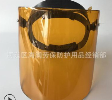 电焊面罩 防护面罩面屏透明面罩有机玻璃面罩半封闭防冲击防飞溅图2