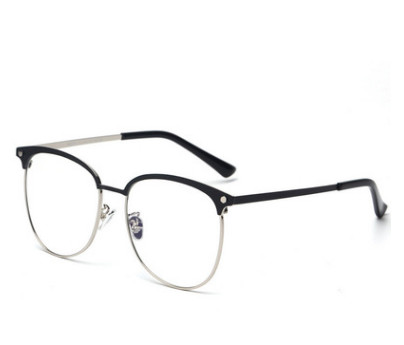 新款眼镜架FM1600050金属半框大框可配近视防辐射防蓝光眼镜