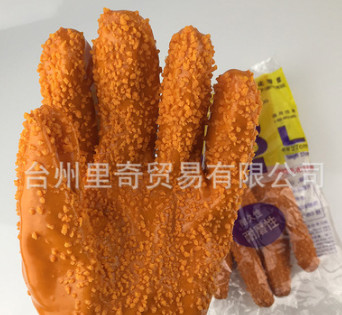 推荐正品舒意618浸塑止滑手套持久耐磨性 耐酸碱棉毛防护手套促销图2