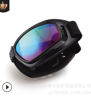 【晨丰出品】东北热卖春季防沙尘暴护目镜009#可折叠图2