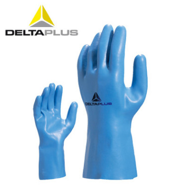 代尔塔201920 天然乳胶防化手套 植棉衬里 耐高温手套100度