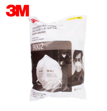 3M口罩9001 9002防尘防雾霾pm2.5口罩带呼吸阀防工业粉尘打磨口罩图2